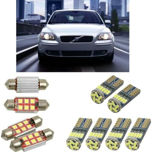 Interior led Car lights For volvo s40 mk2 544 sedan car accessories boot light License Plate Light 12pc