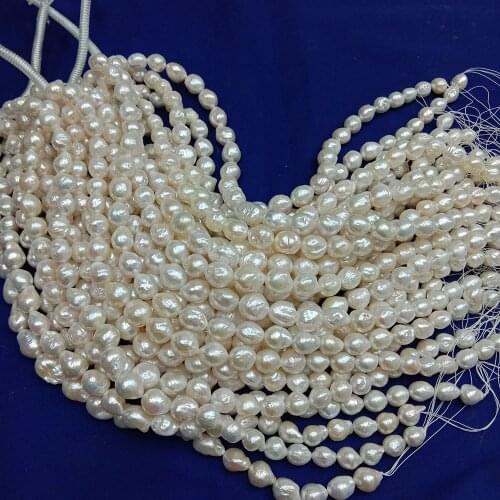 High quality keshi Kasumi baroque pearl beads in strand,100% Nature freshwater pearl with baroque shape,AAA QUALITY,high luster