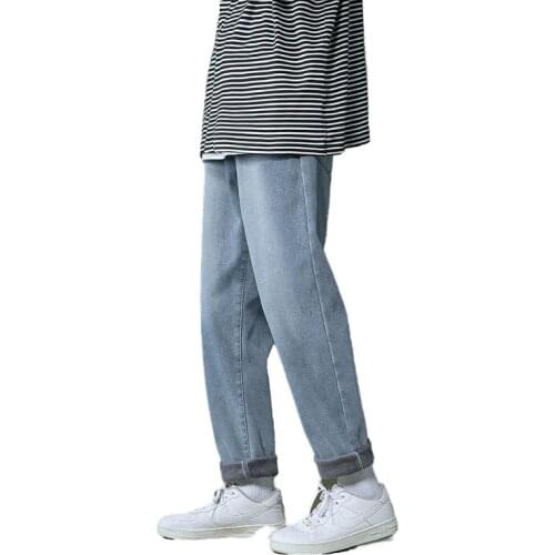 2020 Fashion Black Jeans Men Loose Young Mens Pants Denim Mens Hot Sale