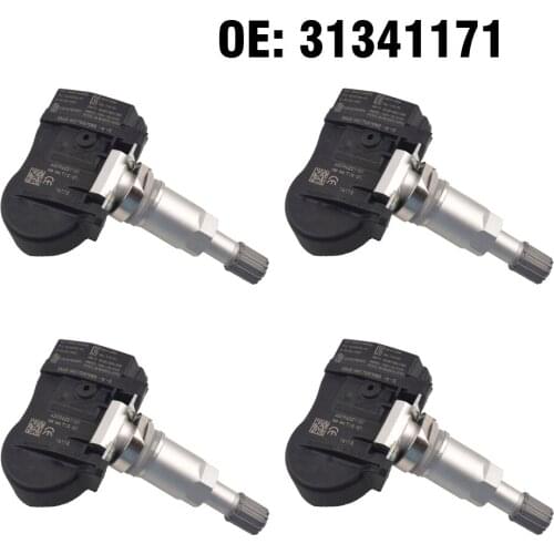 4pcs Car Tire Pressure Sensor Monitor 315Mhz 31341171 For C30 C70 S40 S60 S70 S80 V40 V50 V60 V70 XC60 XC70