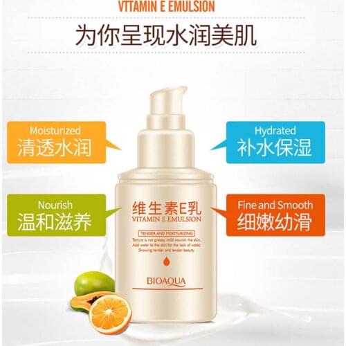 BIOAQUA Vitamin E Emulsion Face Cream Moisturizing Anti-Aging Anti Wrinkle Day or Night Face Cream Face Care