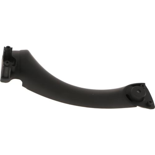 Black Car Right Inside Door Handle Outer Trim Replaces for 04-12 BMW E90 E91 335 Direct Fitment