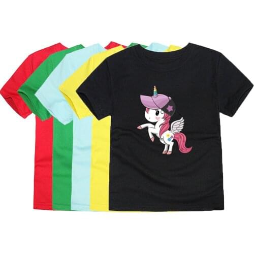 Children Short Sleeve T shirts Baby Girl Summer Tops Kids Animal Tees Gilrs Casual wear Clothing Toddler Girl Princess t shirts