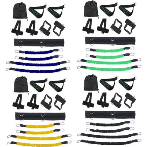 Resistance Bands Home Gym Stretching Strap Set Waist Leg Bouncing Training arm Exercises Boxing Muay Body Building Yoga Exercise
