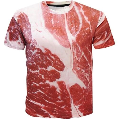 3DT Shirt Sexy Chest Hair Muscle Short Sleeve Summer Mens T-Shirt Funny T-Shirt 110-6xl 2021 New Fashion Mens