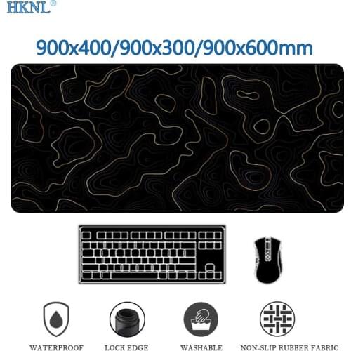 Mouse Pad Xxl Gamer Accessories Extended Pad Pc Office Desks Mats Keyboard Mat Deskpad Mousepad Company Table Black Mouse Pads