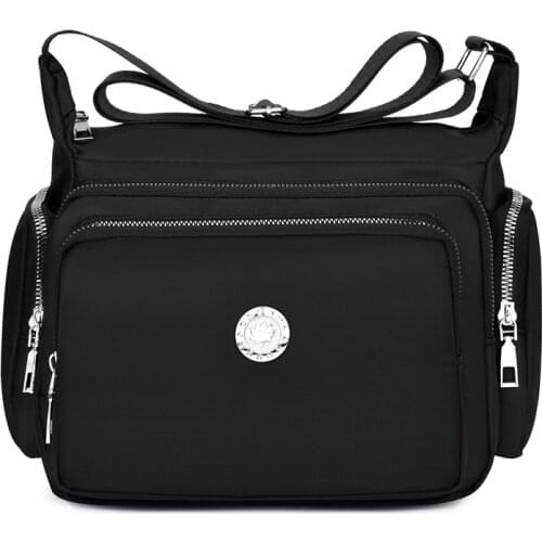 Fashion Exquisite Shopping Bag Retro Casual Women Totes Shoulder Bags Female Nylon Solid Color Handbag for Women 2021