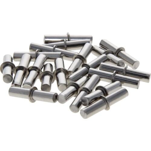 MroMax 20/30/40/50/100/150pcs New Separator Nails Stainless Steel/Cold Rolled Steel Applicable Hole 5mm Total Length 16/25/19mm