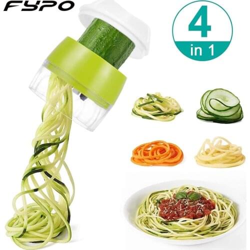 New ABS Carrot Cucumber Spiral Grater Cutter Vegetable Fruit Slicer Salad Noodle Spaghetti Zucchini Blade Spiral Tools