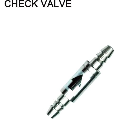 1 stainless steel check valve for CO2 equipment, carbon dioxide diffuser to prevent gas backflow, CO2 check valve fitting 4mm
