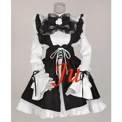 Sexy Sissy Maid Cotton Dress Uniform Cosplay Costume Tailor-made[CK775]