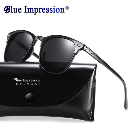 Polarized Men sunglasses semi-rimless Sun glasses classic retro men women outdoor Goggles Gafas de sol polarizadas para hombres