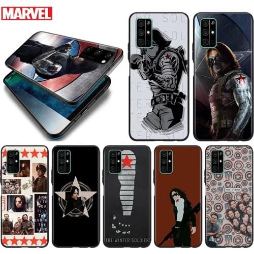 Silicone Cover Marvel Winter Soldier White Wolf For Honor 9 9S 9A 9C 9X 9N 9i V9 10 10i 10X X10 Lite Pro Shockproof Phone Case