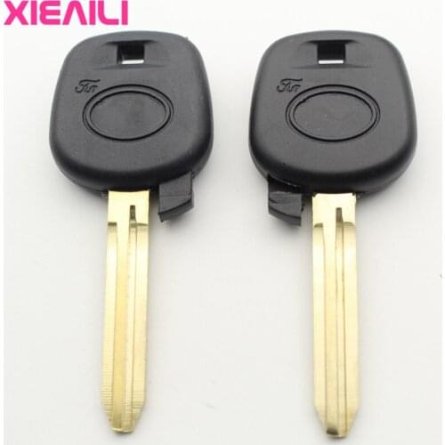 XIEAILI 30Pcs Transponder Key Case Shell For Toyota RAV4/Prado/Corolla/Camry/Reiz/Highlander/Yaris S589