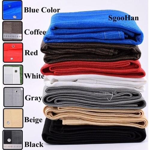 3x3m Anti-UV Sun Shading Net Garden Outdoor Awning Plant Shelter Sunshade Net Swimming Pool Cover Shade Cloth 7 Colors Available
