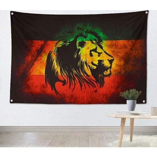 Large Jamaican Reggae Rock Music Poster Banners Flags Tapestry Wall Art Mural Bedroom Dormitory Wall Decor Hanging Painting C2