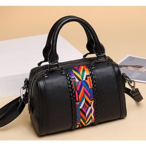 High Quality Cowhide Handbags 100% Genuine Leather Women Shoulder bags Fashion Luxury Female Shoulder bags Female Crossbody Bags