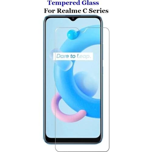 For Realme C25 C20 C20A C21 C11 C12 C15 Lite Tempered Glass 9H 2.5D Premium Screen Protector Film