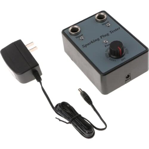 Dual Hole 12V Gasoline Vehicle Spark Plug Tester Car Ignition Strength Kit