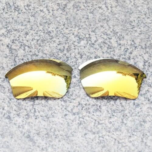 E.O.S Polarized Enhanced Replacement Lenses for Oakley Half Jacket 2.0 XL Sunglasses - 24K Gold Polarized Mirror