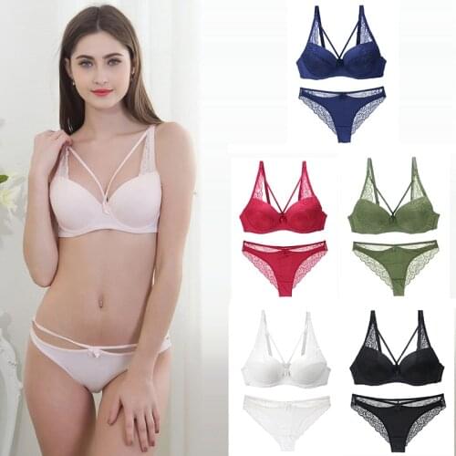 DAINAFANG Sexy Underwire BCDE Cup Bra Sets Women Underwear Erotic Plus Size Lingerie Feminina Triangle