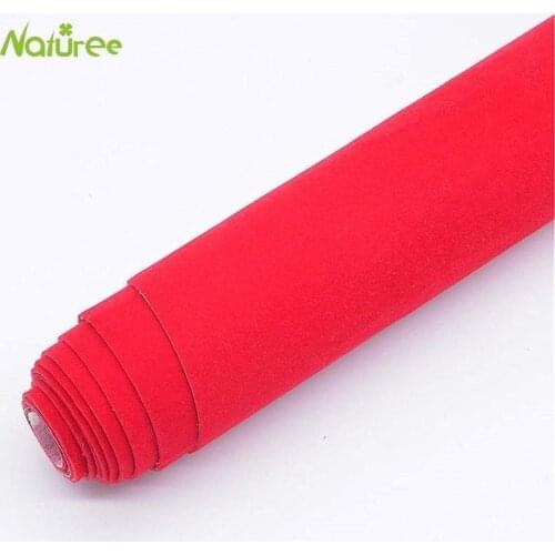 45cm Width Red Color Self Adhesive Velvet Flocking Liner Jewelry Contact Paper DIY Sticky Fabric