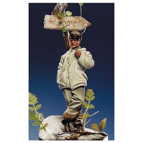1/35 scale die-cast resin white model World War II commander needs hand-painted model free shipping