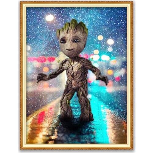 Groot DIY Embroidery 11CT Cross Stitch Kits Craft Needlework Set Cotton Thread Printed Canvas Home Decoration Hot Sell For Room