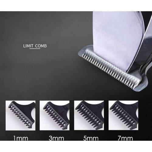 Professional Hair Clippers Set Cordless Rechargeable Hair Clippers for Men with Charging Cable, 4 Comb Guides, 2 Scissors