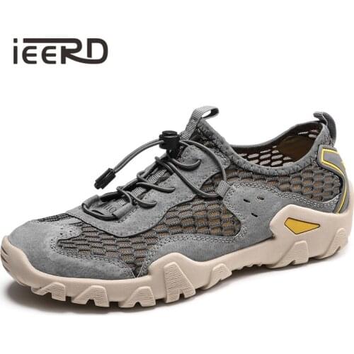 New Arrival Casual Shoes Man Breathable Mesh Summer Shoe Fashion Sneakers Wearproof Rubber Outdoor Shoes