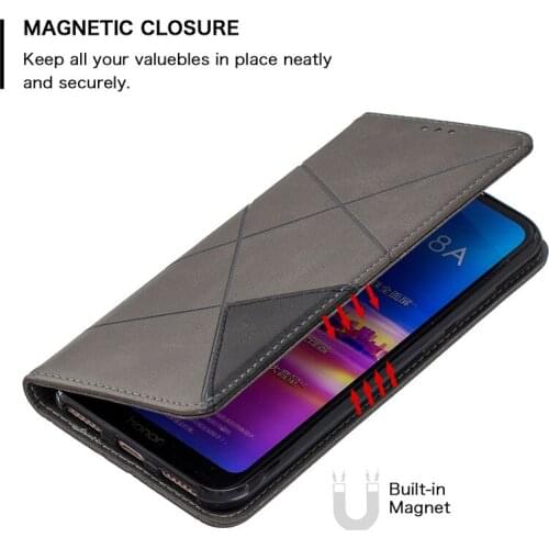 New Style Honor 8A Prime Case Magnetic Leather Slim Case na for Huawei Honor 8A 8 A Prime Pro Honor8A 2020 Flip Stand Business P