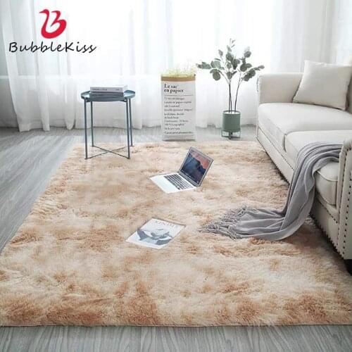 Bubble Kiss Plush Carpet Nordic Style Shaggy Rugs Home Decor Carpet Fluffy Rugs For Modern Living Room Soft Girl Room Carpet