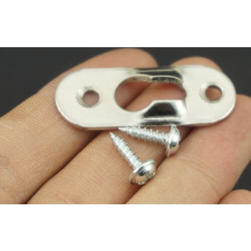 10 PCS/Lot THICKEN KEYHOLE PICTURE FRAME PAINTING HANGERS & SCREWS Free shipping