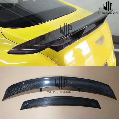High Quality Carbon Fiber Rear Spoiler Wing Car body kit For Bentley Continental GT MANSORY Style Car styling