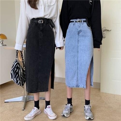 Cheap wholesale 2021 spring summer autumn new fashion casual sexy women Skirt woman female OL long skirt mid length skirt Vy3537