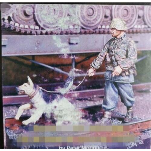 1/35 Resin Figure Model Kit Unassambled Unpainted 879 (WITH BASE)