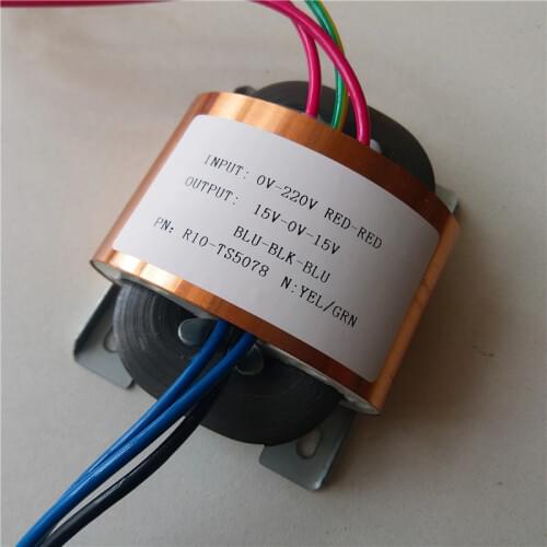 15V-0-15V 0.3A R Core Transformer 10VA R10 custom transformer 220V copper shield output for Power Pre-amplifier