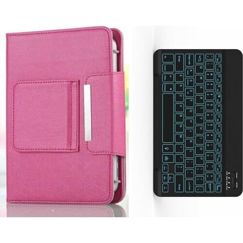 7 colors Backlight Bluetooth Keyboard For Samsung Galaxy Tab A A6 10.1 2016 T580 T585 P580 P585 Case Universal Magnetic Cover