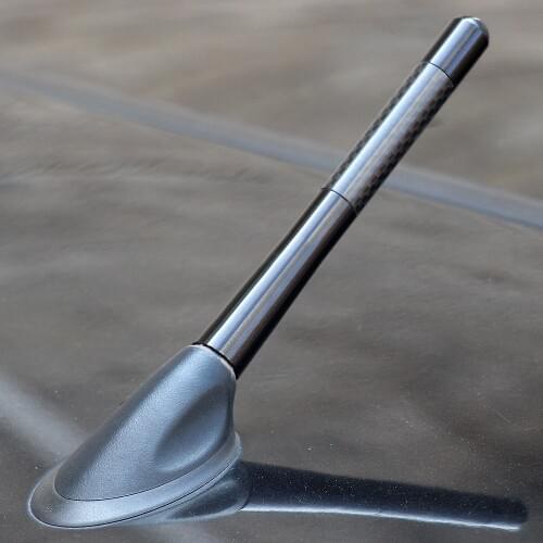 12cm Car Styling Carbon Fiber Short Radio Antenna for Peugeot 206 307 406 407 207 208 308 508 2008 3008 4008 6008 301 408