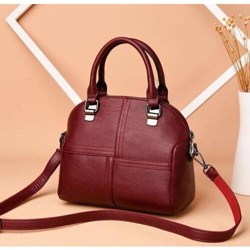 Chu JJ High Quality Womens Genuine Leather Handbags Patchwork Shoulder CrossBody Bags Fashion Soft Sheepskin Leather Women Bags