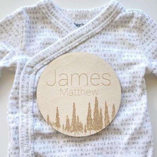 Custom Wooden Forest Name Sign,Nursery photo booth props,Hospital Sign Birth Announcement,Baby name gift,New Born Gift