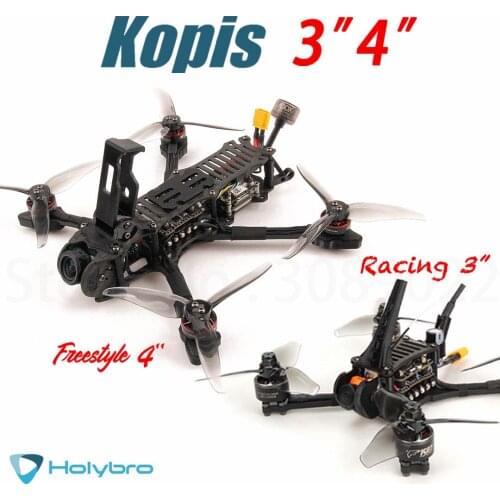Holybro Kopis Racing 3" Freestyle 4″ Kakute F7 Mini V3 35A Atlatl HV Micro RunCam Racer 2 Caddx Nebula Kit Foxeer Razer 3/4inch