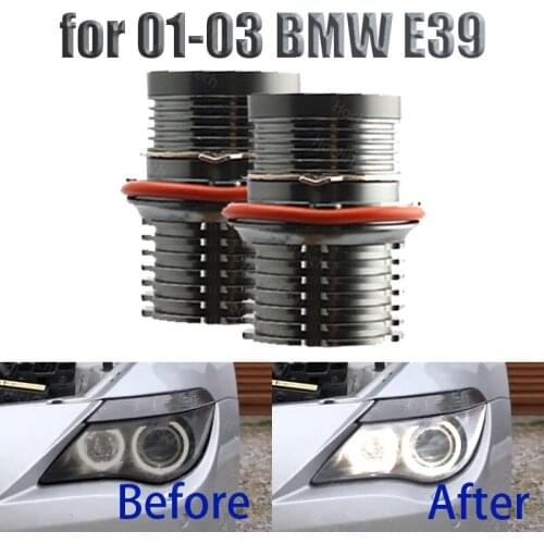 High Power Free Error for 01-03 BMW 5-series E39 Face-lifted 525i 530i 540i 6000K White Angel Eyes Halo Ring Light Bulbs