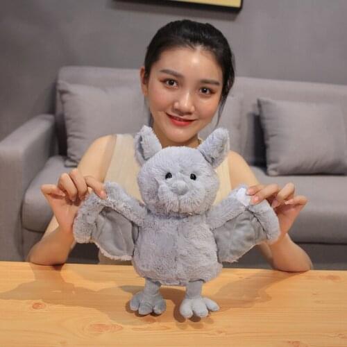 24cm Cute bat doll cute bat Plush Stuffed Toy simulation bat doll childrens Playmate childrens Christmas gift birthday gift