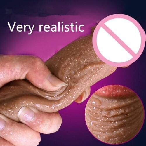 Soft 6 Type Big Silicone Dildo Realistic Suction Cup Dildo Penis Male Artificial Penis Dick Women Masturbator Sex Toys For Women
