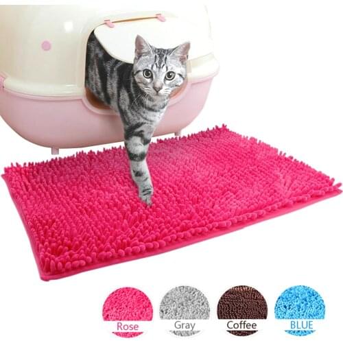 Soft Pet Dog Mat Breathable Dogs Sleeping Bed Cushion Pad Cat Litter Mats Pets Absorbent Bath Shower Mat Feeding Placemat