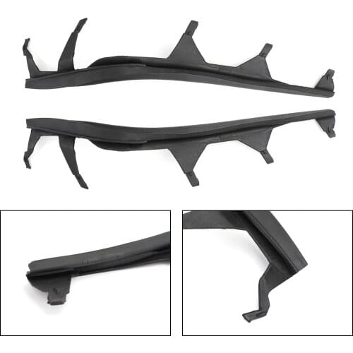 Set of Left & Right Upper Headlight Cover Strips For BMW E46 325i 02-05