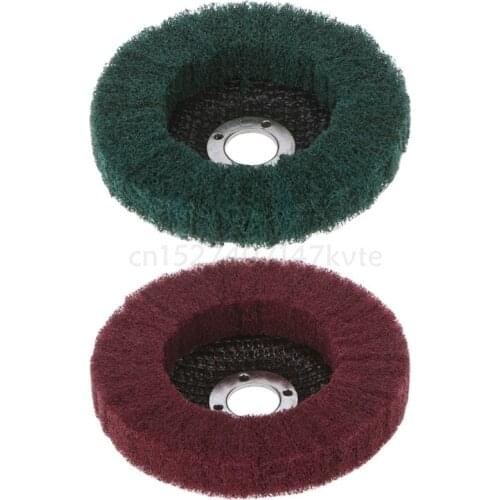 Nylon Fiber Grinding Wheel Polishing Buffing Disc Pad Abrasive Brush Rotary Tool