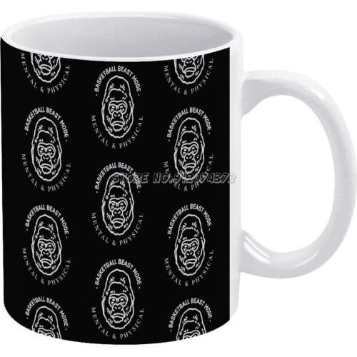 .basketball Beast Mode. Mental & Physcial. Small Size Coffee Mugs High Fashion Luxury Pattern Ceramic Mug Custom Cup Mugs Coffee
