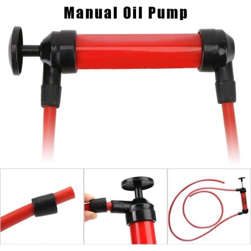 Manual Oil Pump For Pumping Fuel Gas Liquid Water Siphon Sucker Transfer Vacuum Hand High pressure Pumps Car Hose Car-styling